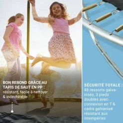 De gros 🎉 KLARFIT Trampolines D'extérieur Rocketboy 250 Trampoline 💯 -Jardin-et-Bricolage Soldes 10027712 FR 0004 usp