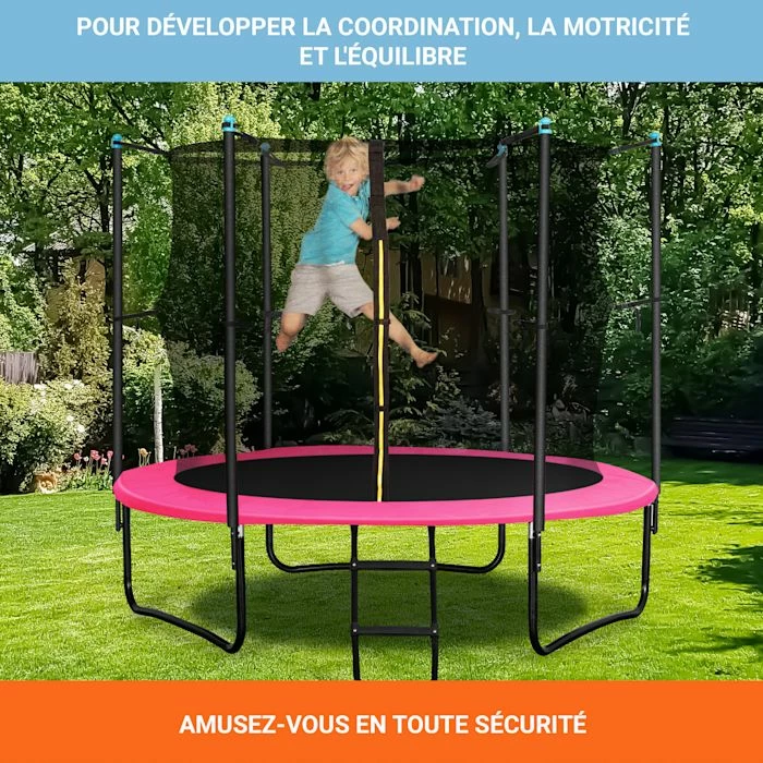 Grosses soldes 👏 KLARFIT Trampolines D'extérieur Rocketgirl 250 Trampoline 🧨 2 Grosses soldes 👏 KLARFIT Trampolines D'extérieur Rocketgirl 250 Trampoline 🧨 – Image 2