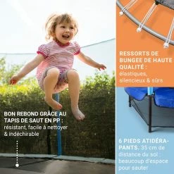 De gros 🤩 KLARFIT Trampolines D'extérieur Trampoline Rocketkid 😉 -Jardin-et-Bricolage Soldes 10027935 FR 0004 usp