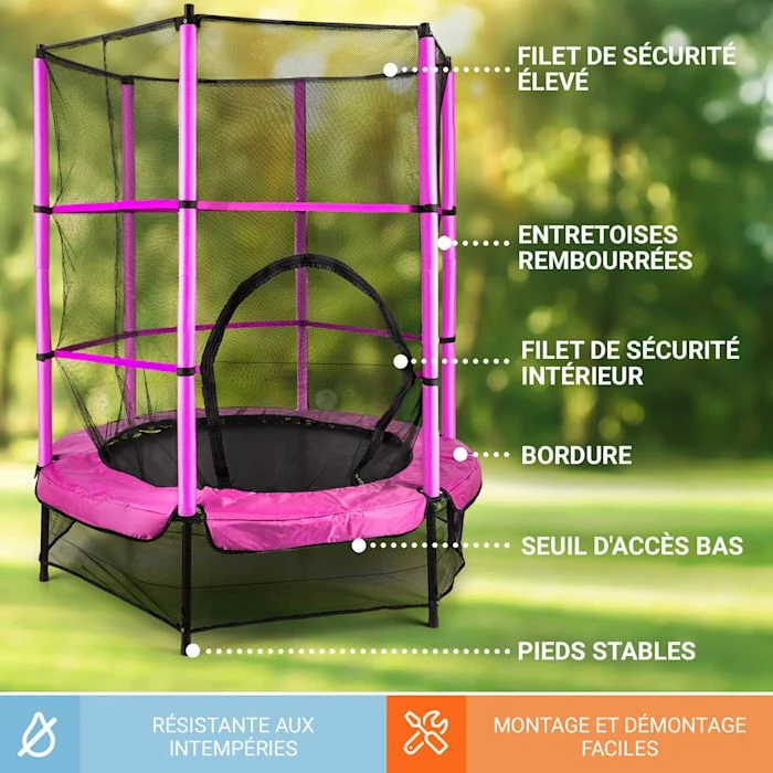 Promo ✔️ KLARFIT Trampolines D'extérieur Trampoline Rocketkid 🔔 3 Promo ✔️ KLARFIT Trampolines D'extérieur Trampoline Rocketkid 🔔 – Image 3