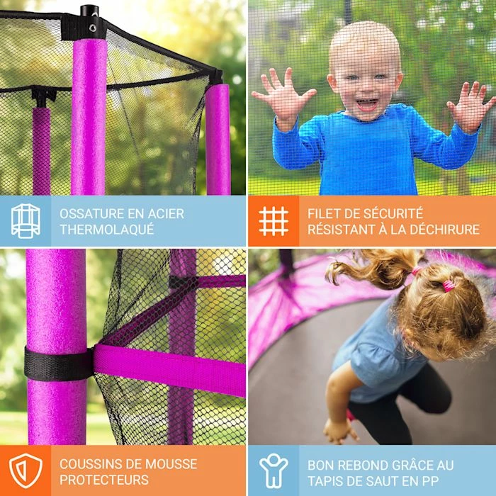 Promo ✔️ KLARFIT Trampolines D'extérieur Trampoline Rocketkid 🔔 5 Promo ✔️ KLARFIT Trampolines D'extérieur Trampoline Rocketkid 🔔 – Image 5