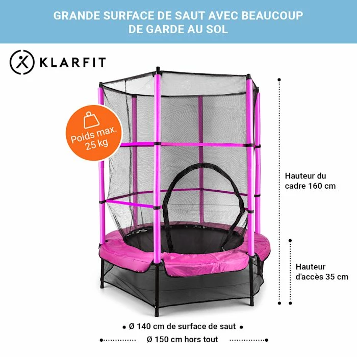Promo ✔️ KLARFIT Trampolines D'extérieur Trampoline Rocketkid 🔔 6 Promo ✔️ KLARFIT Trampolines D'extérieur Trampoline Rocketkid 🔔 – Image 6