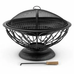 Bon marché ✔️ Blumfeldt Chauffages Radiants Et Poêles De Jardin Tulip Brasero ❤️ -Jardin-et-Bricolage Soldes 10028582 yy 0003 front 03 Blumfeldt Tulip Feuerschale 75cm Grill