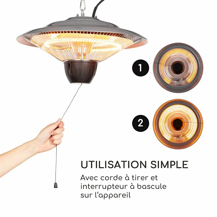 Acheter đ€© Blumfeldt Chauffages Radiants Et PoĂȘles De Jardin TĂȘte Chauffante Radiateur De Plafond Infrarouge đ 5 Acheter đ€© Blumfeldt Chauffages Radiants Et PoĂȘles De Jardin TĂȘte Chauffante Radiateur De Plafond Infrarouge đ â Image 5