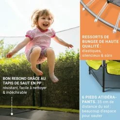Sortie 🤩 KLARFIT Trampolines D'extérieur Trampoline Rocketkid 😍 -Jardin-et-Bricolage Soldes 10028956 FR 0004 usp