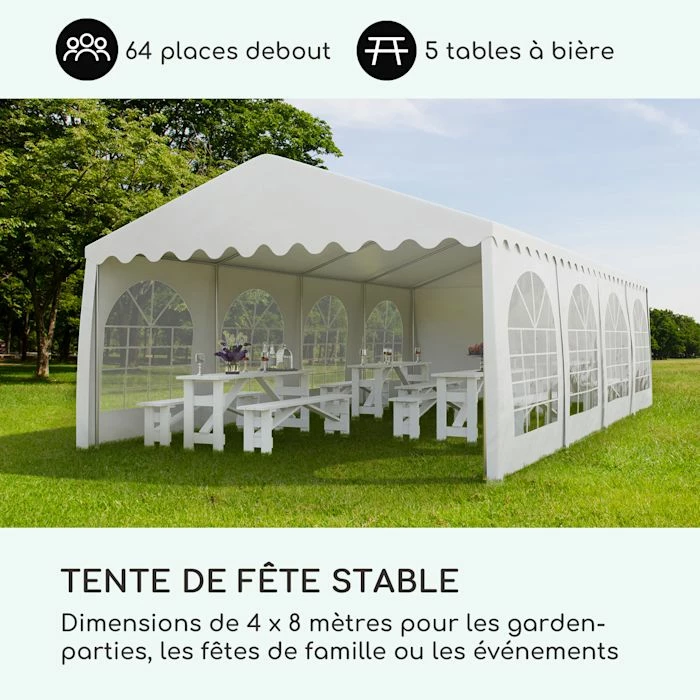Sortie 😉 Blumfeldt Pavillons Pour Réceptions Sommerfest Tente De Soirée 🧨 2 Sortie 😉 Blumfeldt Pavillons Pour Réceptions Sommerfest Tente De Soirée 🧨 – Image 2