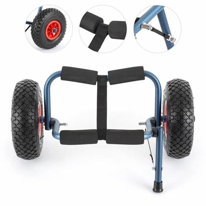 Meilleure affaire 😍 KLARFIT Camping & Randonnée Sea Mule BL Chariot De Kayak 👍 2 Meilleure affaire 😍 KLARFIT Camping & Randonnée Sea Mule BL Chariot De Kayak 👍 – Image 2