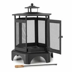 Le moins cher 🔔 Blumfeldt Chauffages Radiants Et Poêles De Jardin Mandala Cheminée De Jardin 💯 -Jardin-et-Bricolage Soldes 10030147 yy 0002 titel Fire Basket black