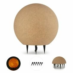 Meilleur prix 🔔 Lightcraft Eclairages De Jardin [second Choix] Sandshine L Lampe Boule 🎉 -Jardin-et-Bricolage Soldes 10030344 yy 0005 detail Ball Lamp 40cm 1