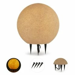 Meilleure vente 🌟 Lightcraft Eclairages De Jardin [second Choix] Sandshine M Lampe Boule 👍 -Jardin-et-Bricolage Soldes 10030345 yy 0005 detail Ball Lamp 30cm