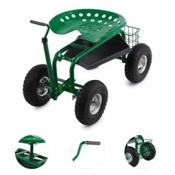 Bon marché 🛒 Waldbeck Outils De Jardinage Park Ranger Chaise De Jardin 🎁 10 Bon marché 🛒 Waldbeck Outils De Jardinage Park Ranger Chaise De Jardin 🎁 -Jardin-et-Bricolage Soldes 10030404 yy 0005 detail Waldbeck four wheel garden seat