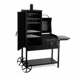 Promo 🥰 Klarstein Grills Et Barbecues Fleischbrocken Barbecue Au Charbon De Bois 🔔 -Jardin-et-Bricolage Soldes 10030554 yy 0003 titel Professional charcoal grill and smoker