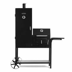 Promo 🥰 Klarstein Grills Et Barbecues Fleischbrocken Barbecue Au Charbon De Bois 🔔 -Jardin-et-Bricolage Soldes 10030554 yy 0004 detail Professional charcoal grill and smoker