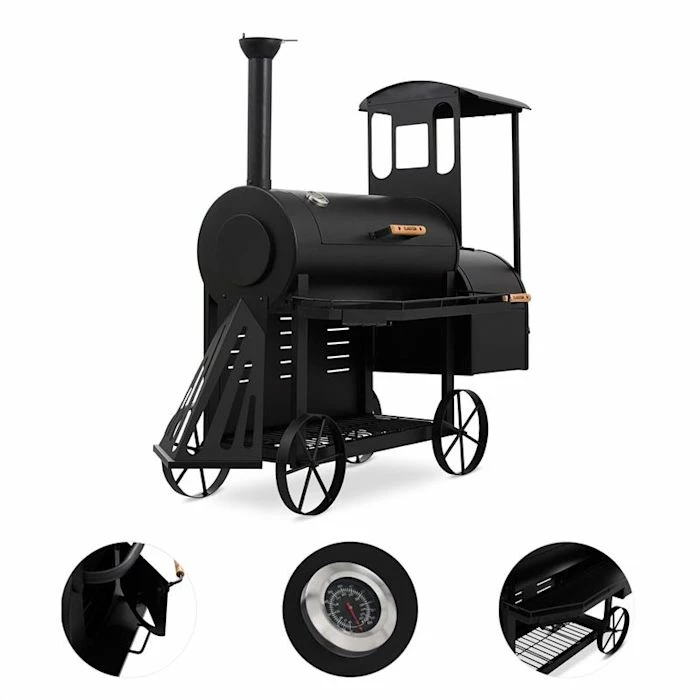 Nouveau 👍 Klarstein Grills Et Barbecues Dampflok Smoker Grill 🎉 3 Nouveau 👍 Klarstein Grills Et Barbecues Dampflok Smoker Grill 🎉 – Image 3