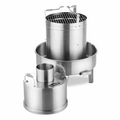 Vente flash 👏 Klarstein Grills Et Barbecues [second Choix] Feuertaufe BBQ-Grill ⌛ -Jardin-et-Bricolage Soldes 10030556 yy 0004 titel Klarstein Feuertaufe Konvektionsgrill Edelstahl