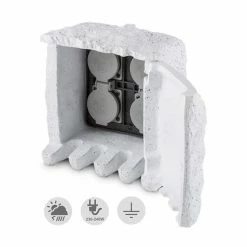 Vente flash ⌛ Waldbeck Outils De Jardinage Power Rock Remote Prise électrique De Jardin 🤩 11 Vente flash ⌛ Waldbeck Outils De Jardinage Power Rock Remote Prise électrique De Jardin 🤩 -Jardin-et-Bricolage Soldes 10030597 yy 0007 front Waldbeck Power Rock Gartensteckdose 3m hellgrau