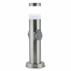 Meilleur prix ⌛ Waldbeck Outils De Jardinage Monolite Prise électrique De Jardin Avec éclairage Extérieur 😀