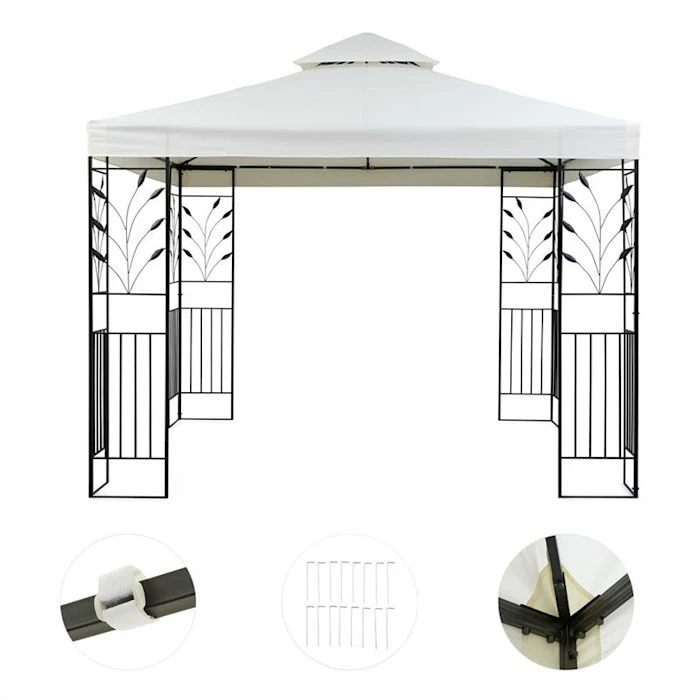 Nouveau đ Blumfeldt Pavillons Pour RĂ©ceptions Odeon Beige Tente De SoirĂ©e đ 3 Nouveau đ Blumfeldt Pavillons Pour RĂ©ceptions Odeon Beige Tente De SoirĂ©e đ â Image 3