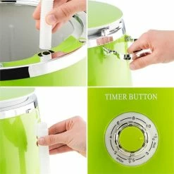 Meilleure vente 👍 OneConcept Camping & Randonnée Ecowash-Pico Machine à Laver De Camping ⌛ -Jardin-et-Bricolage Soldes 10030788 yy 0006 detail oneConcept Ecowash Pico Mini Waschmaschine gruen