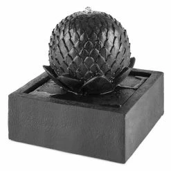 Promo 🥰 Blumfeldt Décoration D'extérieur [second Choix] Zen Garden Fontaine De Jardin 🧨 -Jardin-et-Bricolage Soldes 10031000 yy 0007 front Blumfeldt Zen Garden Zierbrunnen Basalt Optik