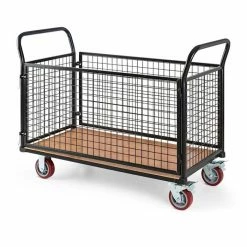 Coupon 😍 Waldbeck Outils De Jardinage Loadster Chariot Grillagé 👍 -Jardin-et-Bricolage Soldes 10031241 yy 0004 front Waldbeck Loadster Gitterwagen Rollwagen schwarz reedit