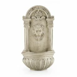 Le moins cher 🎁 Blumfeldt Décoration D'extérieur [second Choix] Löwenstein Fontaine Murale 🎁 -Jardin-et-Bricolage Soldes 10031400 yy 0003 detail Blumfeldt Loewenstein Wandbrunnen 2W Steinoptik 1
