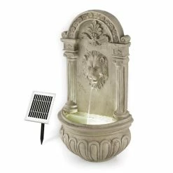 Le moins cher 🎁 Blumfeldt Décoration D'extérieur [second Choix] Löwenstein Fontaine Murale 🎁 -Jardin-et-Bricolage Soldes 10031400 yy 0005 front Blumfeldt Loewenstein Wandbrunnen 2W Steinoptik 1