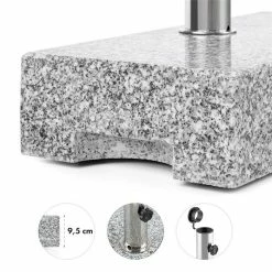 Meilleure affaire 🛒 Blumfeldt Marquises Schirmherr 25HSQ Pied De Parasol ⌛ -Jardin-et-Bricolage Soldes 10031463 yy 0004 detail Blumfeldt Schirmherr 25HSQ Sonnenschirmstaender 1