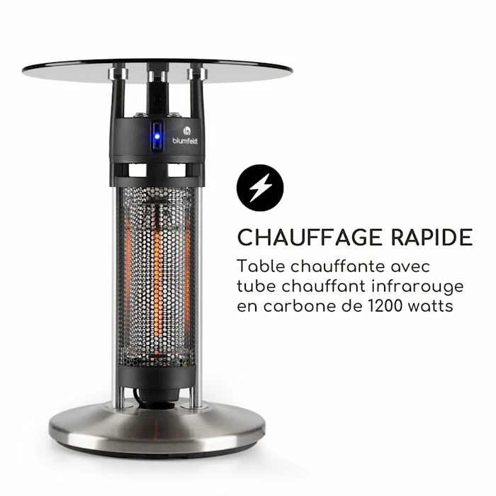 Tout neuf 🎉 Blumfeldt Chauffages Radiants Et Poêles De Jardin Primal Heat 65 Table De Bistro Chauffante 💯 4 Tout neuf 🎉 Blumfeldt Chauffages Radiants Et Poêles De Jardin Primal Heat 65 Table De Bistro Chauffante 💯 – Image 4