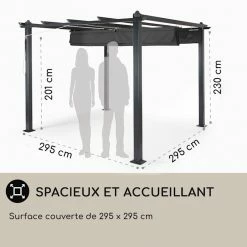 Budget ✔️ Blumfeldt Pavillons Pour Réceptions Pantheon 3x3 Pergola 💯 -Jardin-et-Bricolage Soldes 10031882 FR 0004 usp