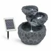 Nouveau 🛒 Blumfeldt Décoration D'extérieur Murach Fontaine Solaire En Cascade 🛒