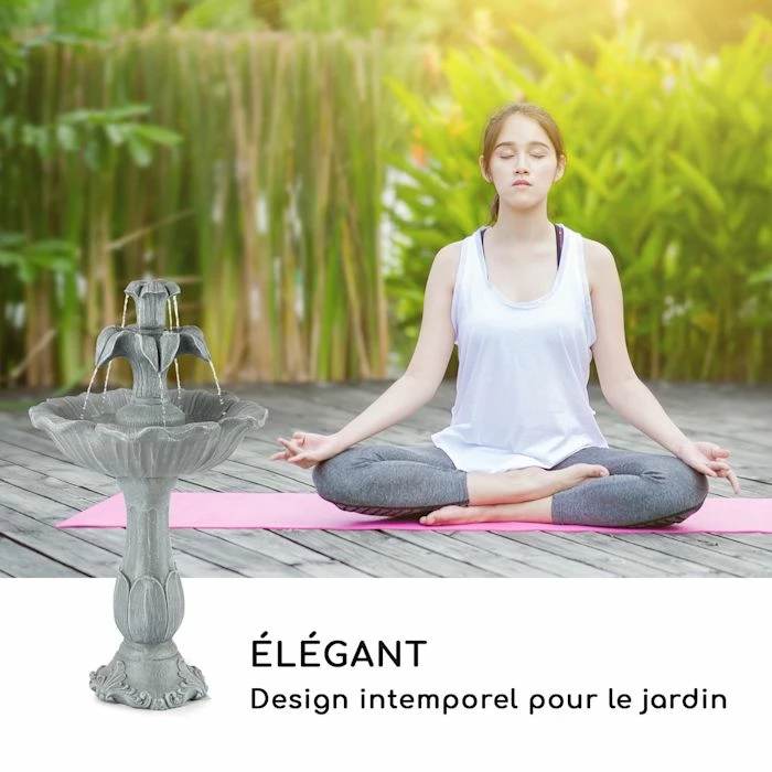 Remise đ„° Blumfeldt DĂ©coration D'extĂ©rieur Floreal Fontaine De Jardin PolyrĂ©sine Aspect MĂ©tal đ 2 Remise đ„° Blumfeldt DĂ©coration D'extĂ©rieur Floreal Fontaine De Jardin PolyrĂ©sine Aspect MĂ©tal đ â Image 2