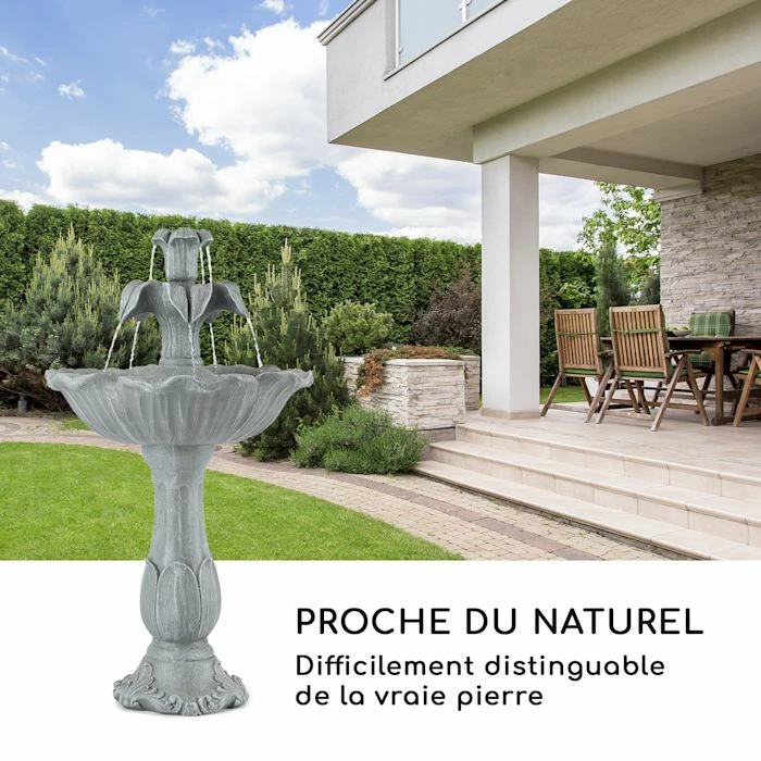 Remise đ„° Blumfeldt DĂ©coration D'extĂ©rieur Floreal Fontaine De Jardin PolyrĂ©sine Aspect MĂ©tal đ 4 Remise đ„° Blumfeldt DĂ©coration D'extĂ©rieur Floreal Fontaine De Jardin PolyrĂ©sine Aspect MĂ©tal đ â Image 4