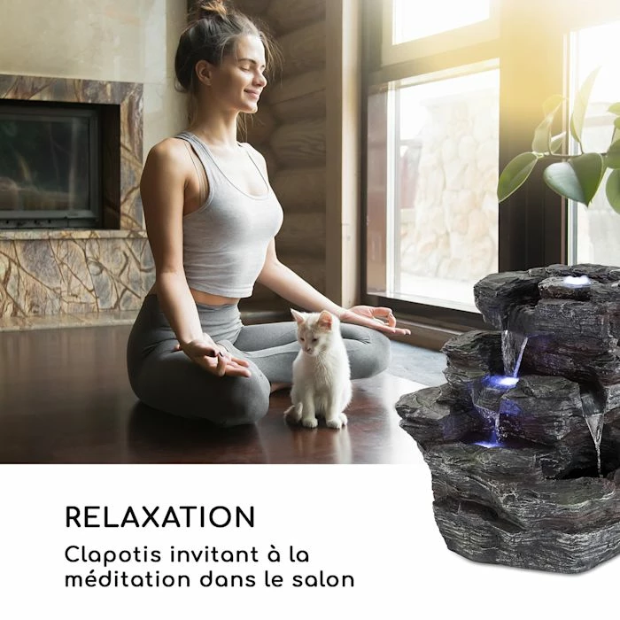 Bon marché ✔️ Blumfeldt Décoration D'extérieur Rochester Falls Fontaine De Jardin Aspect Pierre ⭐ 2 Bon marché ✔️ Blumfeldt Décoration D'extérieur Rochester Falls Fontaine De Jardin Aspect Pierre ⭐ – Image 2