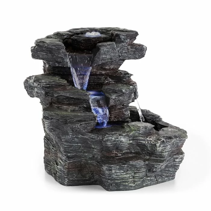 Bon marché ✔️ Blumfeldt Décoration D'extérieur Rochester Falls Fontaine De Jardin Aspect Pierre ⭐ 1 Bon marché ✔️ Blumfeldt Décoration D'extérieur Rochester Falls Fontaine De Jardin Aspect Pierre ⭐