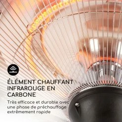 Top 10 ✔️ Blumfeldt Chauffages Radiants Et Poêles De Jardin Heat Guard Blackline Radiateur Infrarouge 😉 9 Top 10 ✔️ Blumfeldt Chauffages Radiants Et Poêles De Jardin Heat Guard Blackline Radiateur Infrarouge 😉 -Jardin-et-Bricolage Soldes 10032566 fr 0004 logo