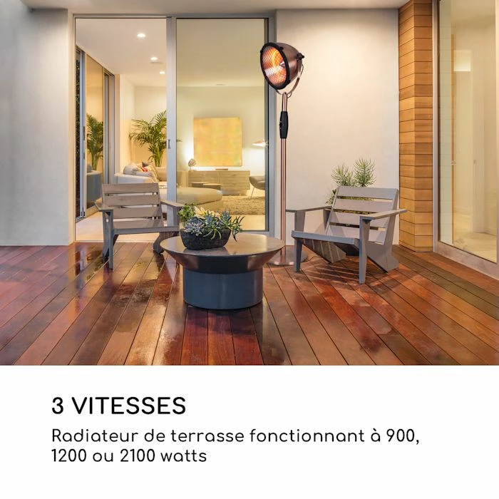 Meilleure vente 🤩 Blumfeldt Chauffages Radiants Et Poêles De Jardin Heatspot Radiateur De Terrasse 🔥 3 Meilleure vente 🤩 Blumfeldt Chauffages Radiants Et Poêles De Jardin Heatspot Radiateur De Terrasse 🔥 – Image 3