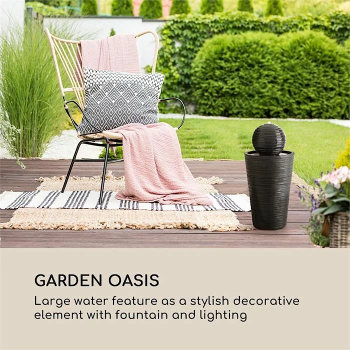 Sortie đ Blumfeldt DĂ©coration D'extĂ©rieur Liquitorre Fontaine De Jardin đ 2 Sortie đ Blumfeldt DĂ©coration D'extĂ©rieur Liquitorre Fontaine De Jardin đ â Image 2