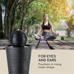 Offres 🧨 Blumfeldt Décoration D'extérieur Liquitorre XL Fontaine De Jardin 🧨 -Jardin-et-Bricolage Soldes 10033274 yy 0003 logo Blumfeldt Liquitorre XL Solarbrunnen Polyresin