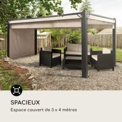Sortie 👍 Blumfeldt Pavillons Pour Réceptions Pantheon Cortina Pavillon ⌛ -Jardin-et-Bricolage Soldes 10033318 fr 0004 logo