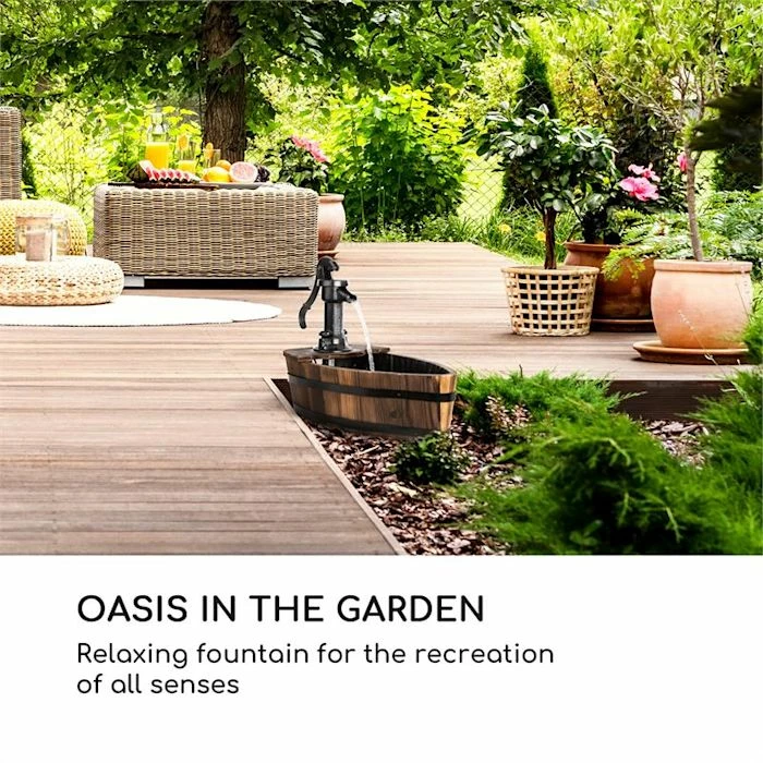 Le moins cher 🧨 Blumfeldt Décoration D'extérieur Starnberg Fontaine De Jardin Bois 🎁 2 Le moins cher 🧨 Blumfeldt Décoration D'extérieur Starnberg Fontaine De Jardin Bois 🎁 – Image 2