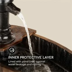 Le moins cher 🧨 Blumfeldt Décoration D'extérieur Starnberg Fontaine De Jardin Bois 🎁 8 Le moins cher 🧨 Blumfeldt Décoration D'extérieur Starnberg Fontaine De Jardin Bois 🎁 -Jardin-et-Bricolage Soldes 10033352 yy 0004 logo Blumfeldt Starnberg Gartenbrunnen Holz braun