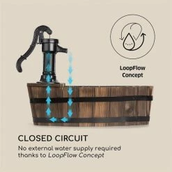 Le moins cher 🧨 Blumfeldt Décoration D'extérieur Starnberg Fontaine De Jardin Bois 🎁 9 Le moins cher 🧨 Blumfeldt Décoration D'extérieur Starnberg Fontaine De Jardin Bois 🎁 -Jardin-et-Bricolage Soldes 10033352 yy 0005 logo Blumfeldt Starnberg Gartenbrunnen Holz braun