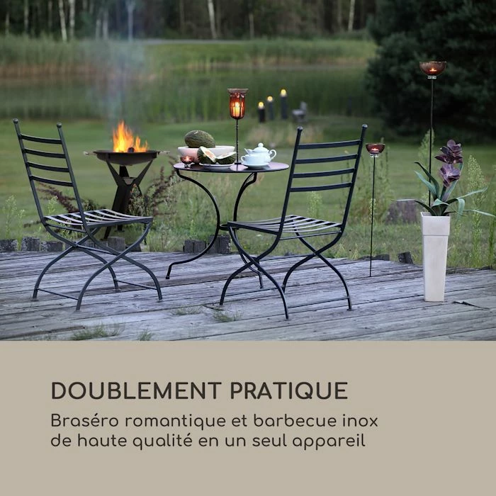 Le moins cher 👏 Blumfeldt Chauffages Radiants Et Poêles De Jardin Caruso Braséro 2-en-1 👍 2 Le moins cher 👏 Blumfeldt Chauffages Radiants Et Poêles De Jardin Caruso Braséro 2-en-1 👍 – Image 2