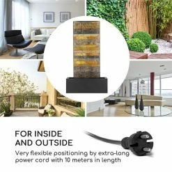 Meilleure affaire 😉 Blumfeldt Décoration D'extérieur Raincastle Fontaine De Jardin Intérieur/extérieur 🌟 -Jardin-et-Bricolage Soldes 10033428 yy 0003 logo Blumfeldt Raincastle Gartenbrunnen 12 LEDs