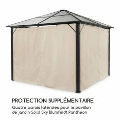 Meilleure affaire 👏 Blumfeldt Pavillons Pour Réceptions Pantheon Solid Sky Parois Latérales De Pergola 💯 -Jardin-et-Bricolage Soldes 10033457 fr 0003 logo