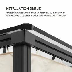 Meilleure affaire 👏 Blumfeldt Pavillons Pour Réceptions Pantheon Solid Sky Parois Latérales De Pergola 💯 -Jardin-et-Bricolage Soldes 10033457 fr 0004 logo