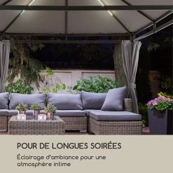 Acheter ⌛ Blumfeldt Pavillons Pour Réceptions Pantheon Illumina Pergola ⭐ -Jardin-et-Bricolage Soldes 10033458 fr 0005 logo