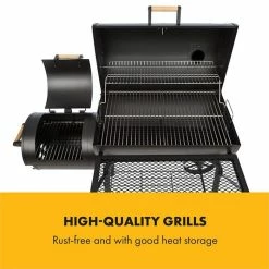 Meilleure affaire 🧨 Klarstein Grills Et Barbecues Beef Brisket Barbecue Fumoir 😍 -Jardin-et-Bricolage Soldes 10033460 yy 0003 logo Klarstein Beef Brisket Smoker Grill schwarz