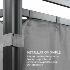 Nouveau 💯 Blumfeldt Pavillons Pour Réceptions Pantheon Illumina Parois Latérales De Pergola 🛒 9 Nouveau 💯 Blumfeldt Pavillons Pour Réceptions Pantheon Illumina Parois Latérales De Pergola 🛒 -Jardin-et-Bricolage Soldes 10033523 fr 0004 logo